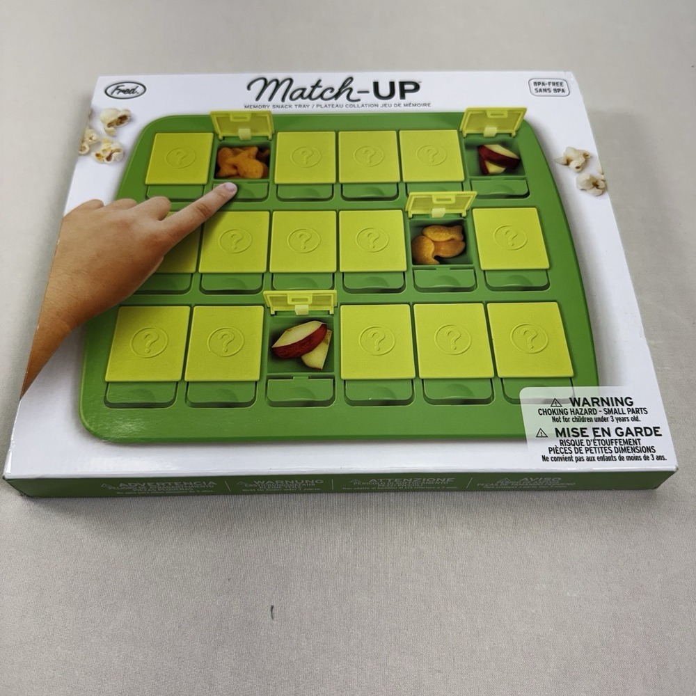 Genuine‎ Fred Match UP Memory Snack Tray, Fun Interactive Game Snack Picky